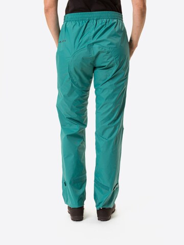 VAUDE Regular Outdoor Pants 'Drop' in Blue