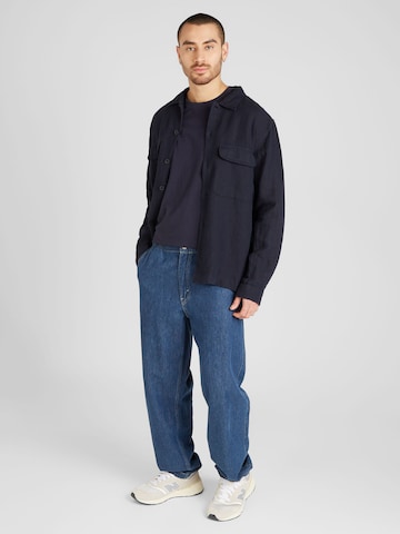 SELECTED HOMME Comfort Fit Skjorta 'MADS' i blå