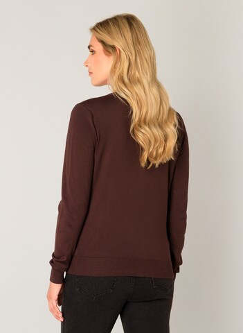 BASE LEVEL Strickjacke in Braun