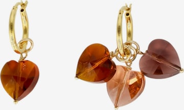 Boucles d'oreilles 'More Amore' ROMANTICO ROMANTICO en or : devant