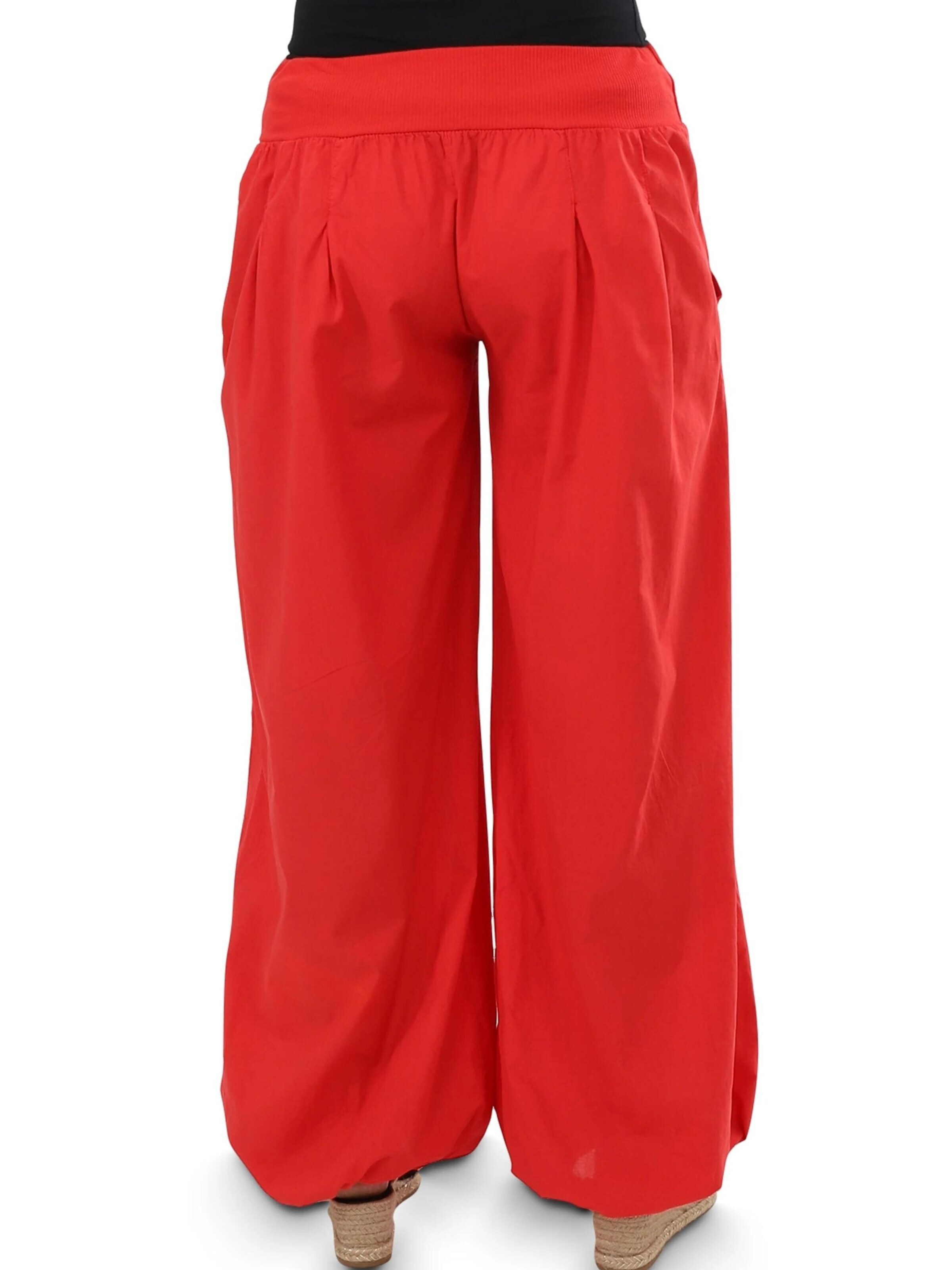 malito more than fashion Loose fit Harem Pants in Red
