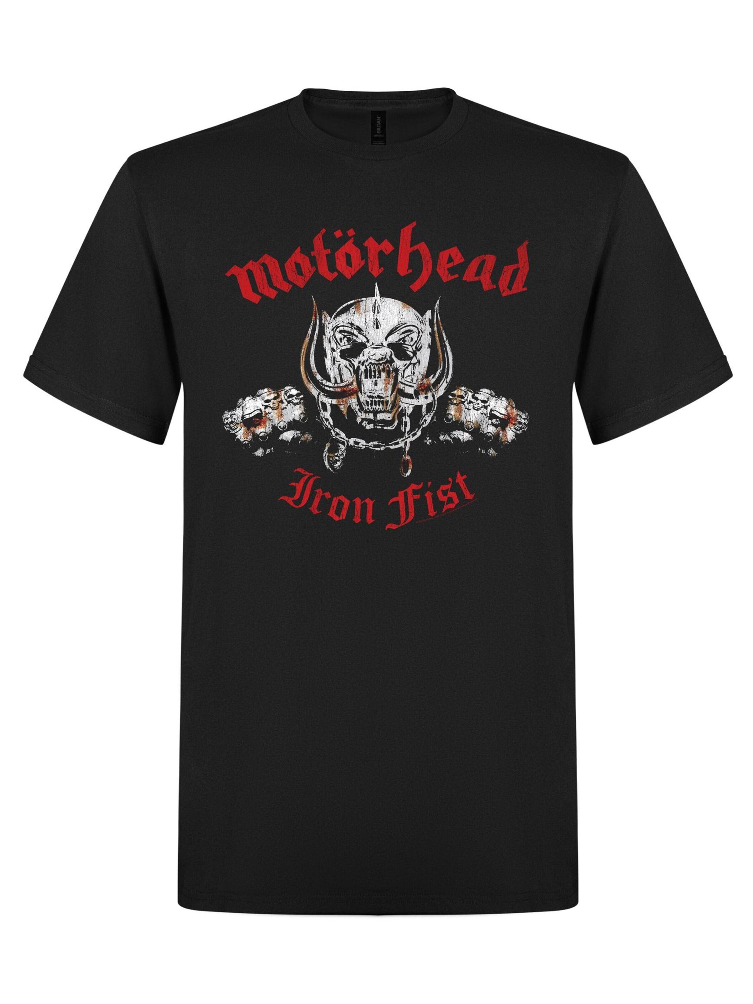 Rockshirts Shirt 'Motörhead Iron Fist' in Zwart: voorkant