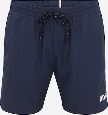 BOSS Orange Badeshorts 'Starfish' in Blau: predná strana