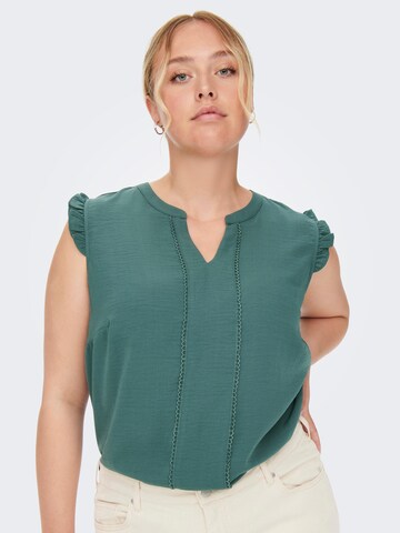 ONLY Carmakoma Blouse in Groen