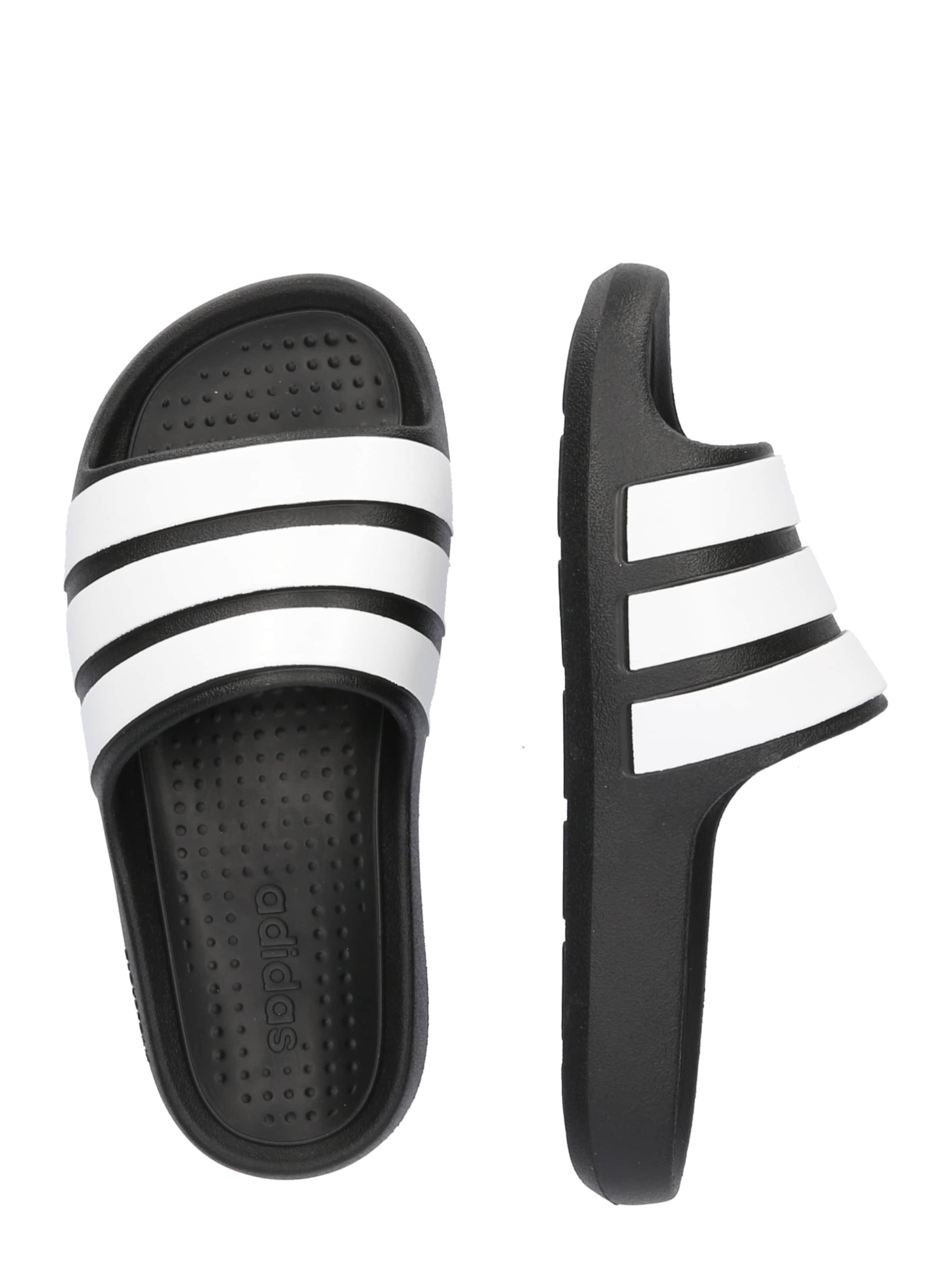 melns ADIDAS SPORTSWEAR Iešļūcenes/baseina apavi 'ADILETTE'