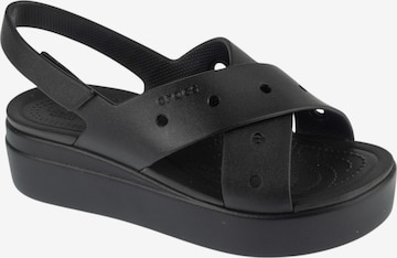 Crocs Sandale 'Brooklyn 4U' in Schwarz: Vorderseite