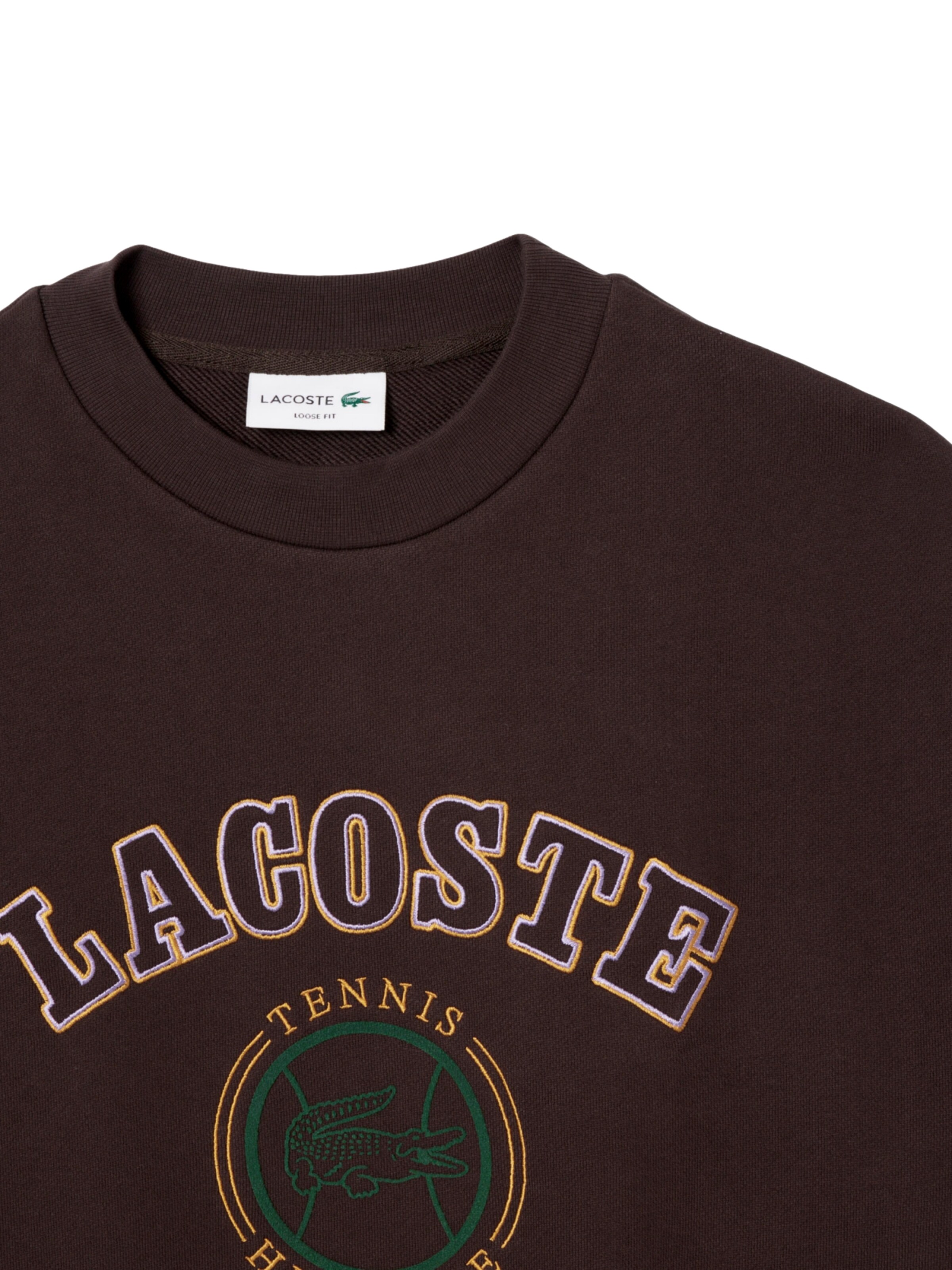 Sweat-shirt LACOSTE en marron