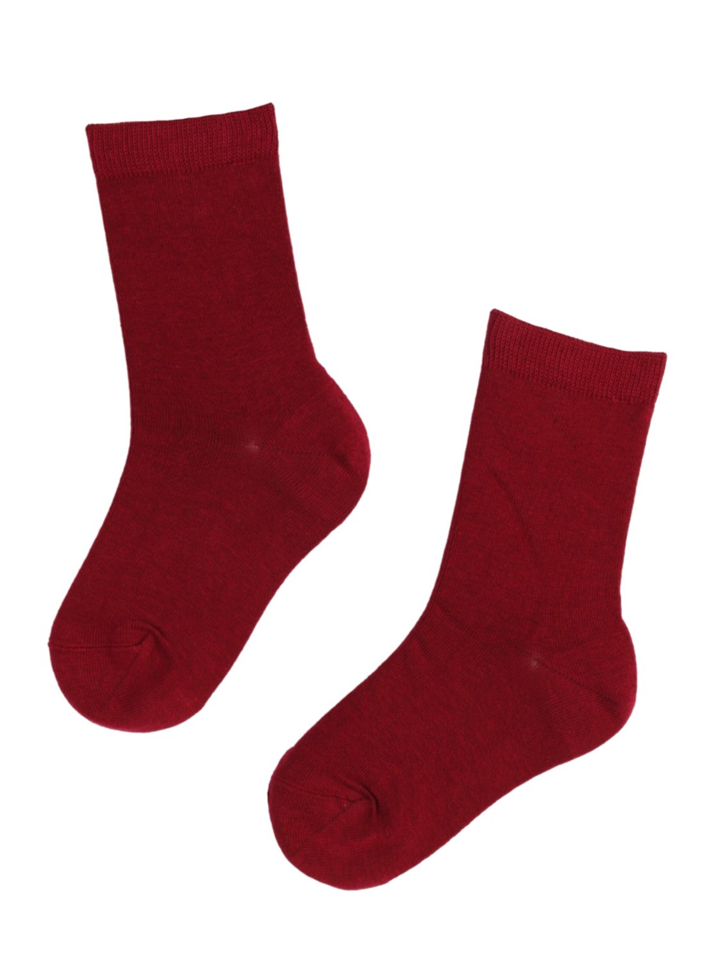 Sokisahtel Socken‌ in Rot: Vorderseite
