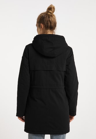 DreiMaster Vintage Winterparka in Schwarz