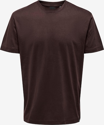 Only & Sons T-Shirt 'Max' in Rot: predná strana