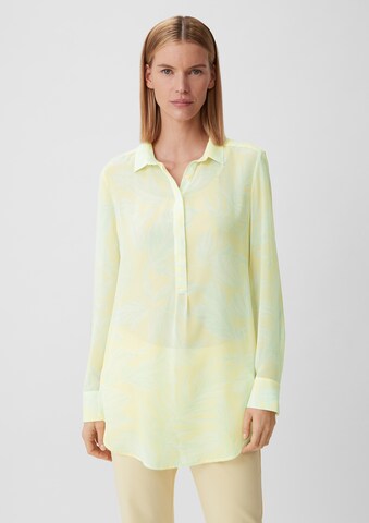 COMMA Blouse in Geel: voorkant