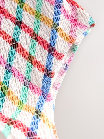 Next Bandeau Badeanzug in Weiß