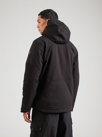KILLTEC Μπουφάν πεζοπορίας 'KOW 81' σε μαύρο: πίσω
