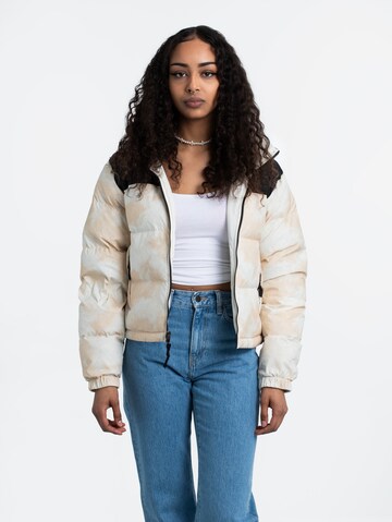 THE NORTH FACE Winter Jacket ' 1992 Crinkle Nuptse ' in Beige: front