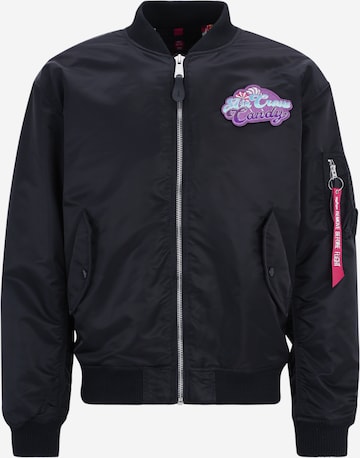 ALPHA INDUSTRIES Демисезонная куртка 'MA-1 Candy' в Черный: спереди