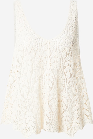 smėlio Hailys Megzta palaidinė be rankovių 'Ma44dina': priekis