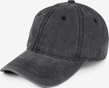 styleBREAKER Cap 'Vintage Cap in washed Optik' in Grau: Vorderseite