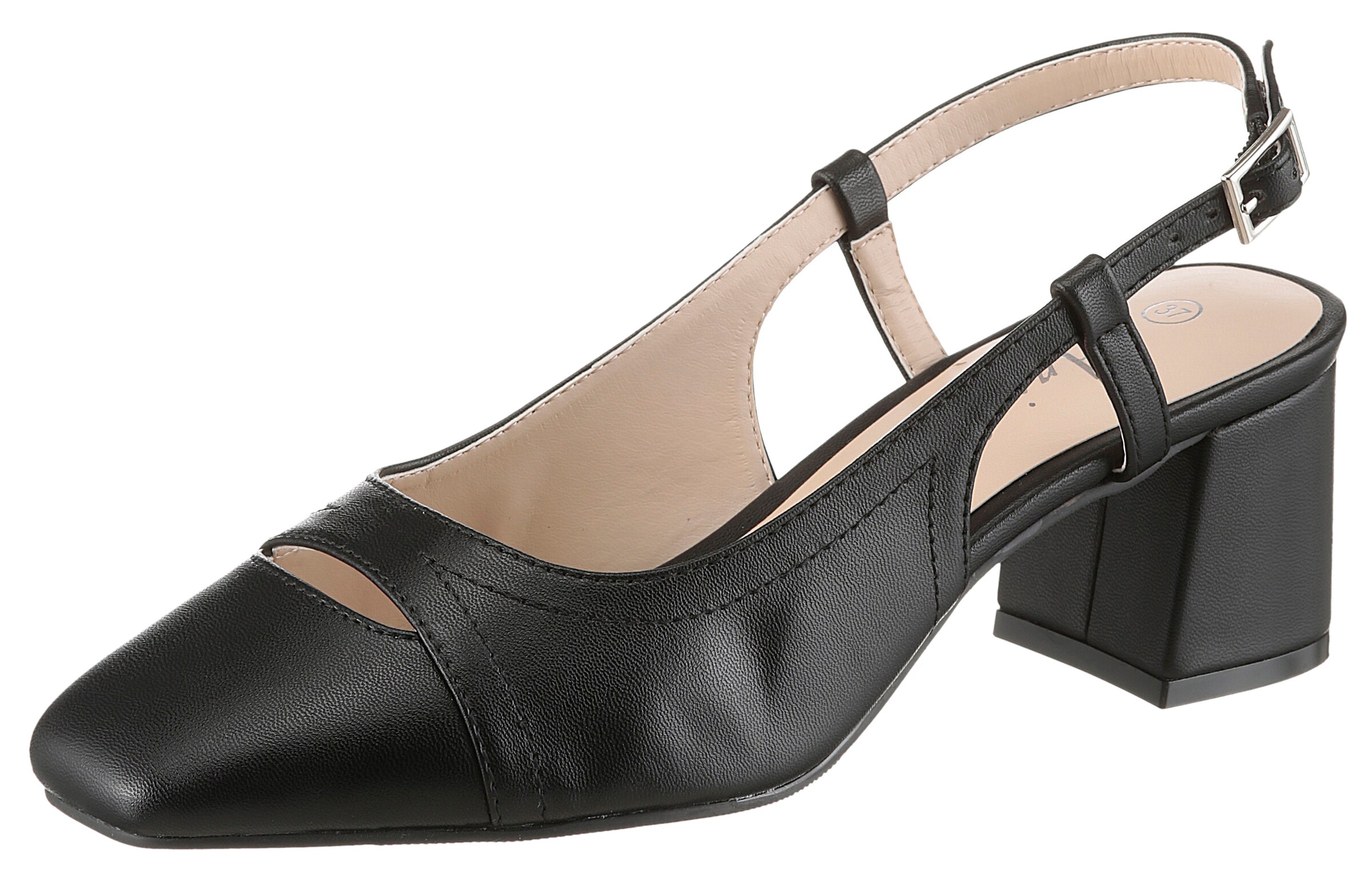 Aniston Pumps in Black: front