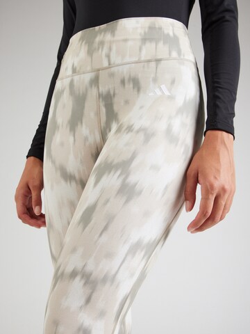 ADIDAS PERFORMANCE Skinny Sports trousers 'OPT ESS' in Beige