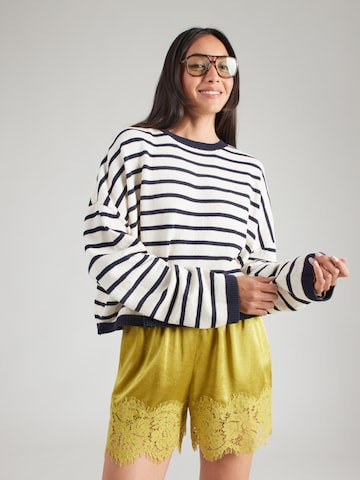 Pull-over oversize & Other Stories en bleu : devant