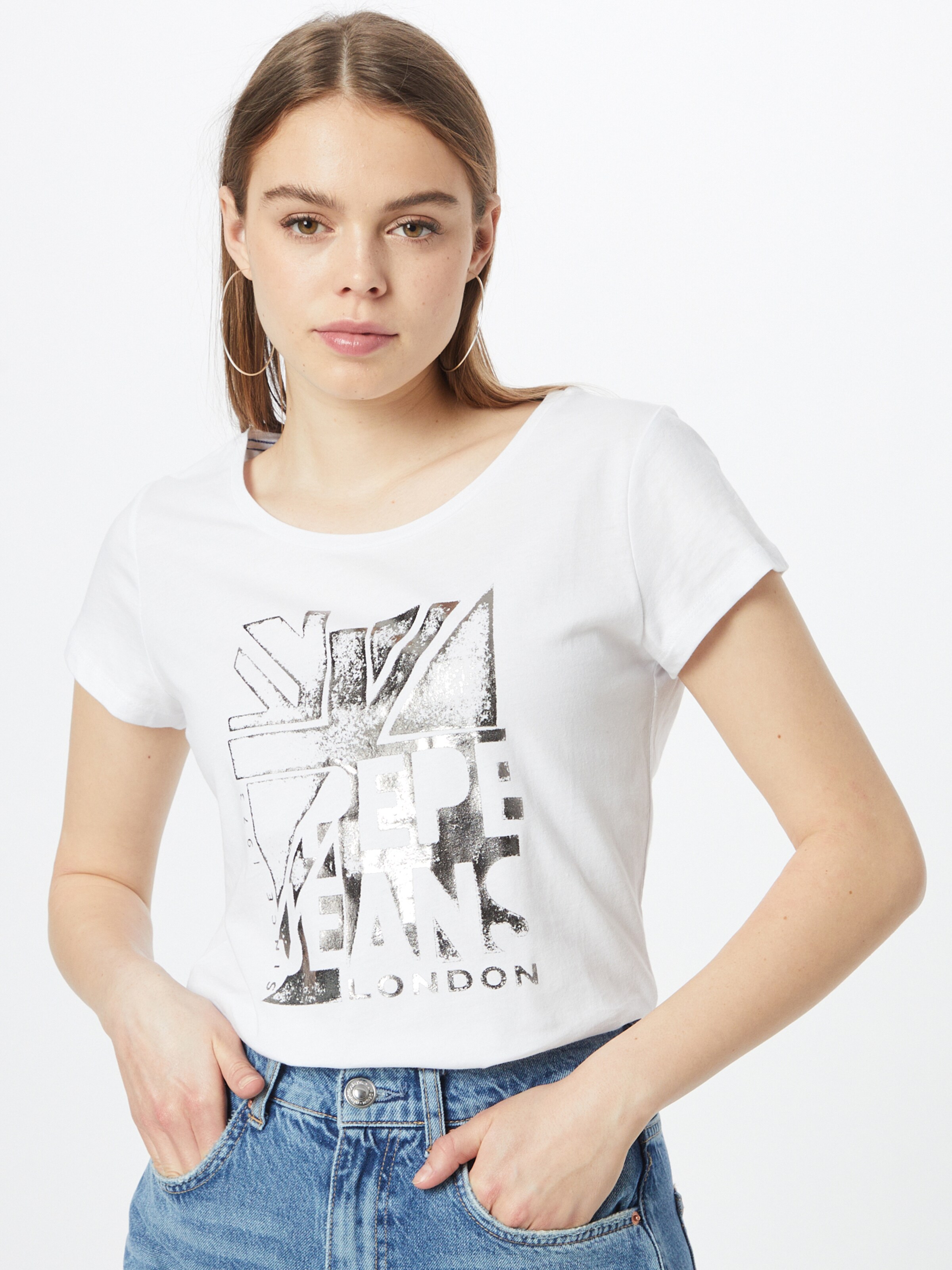 Pepe Jeans Shirt 'AZCU' in White | ABOUT YOU