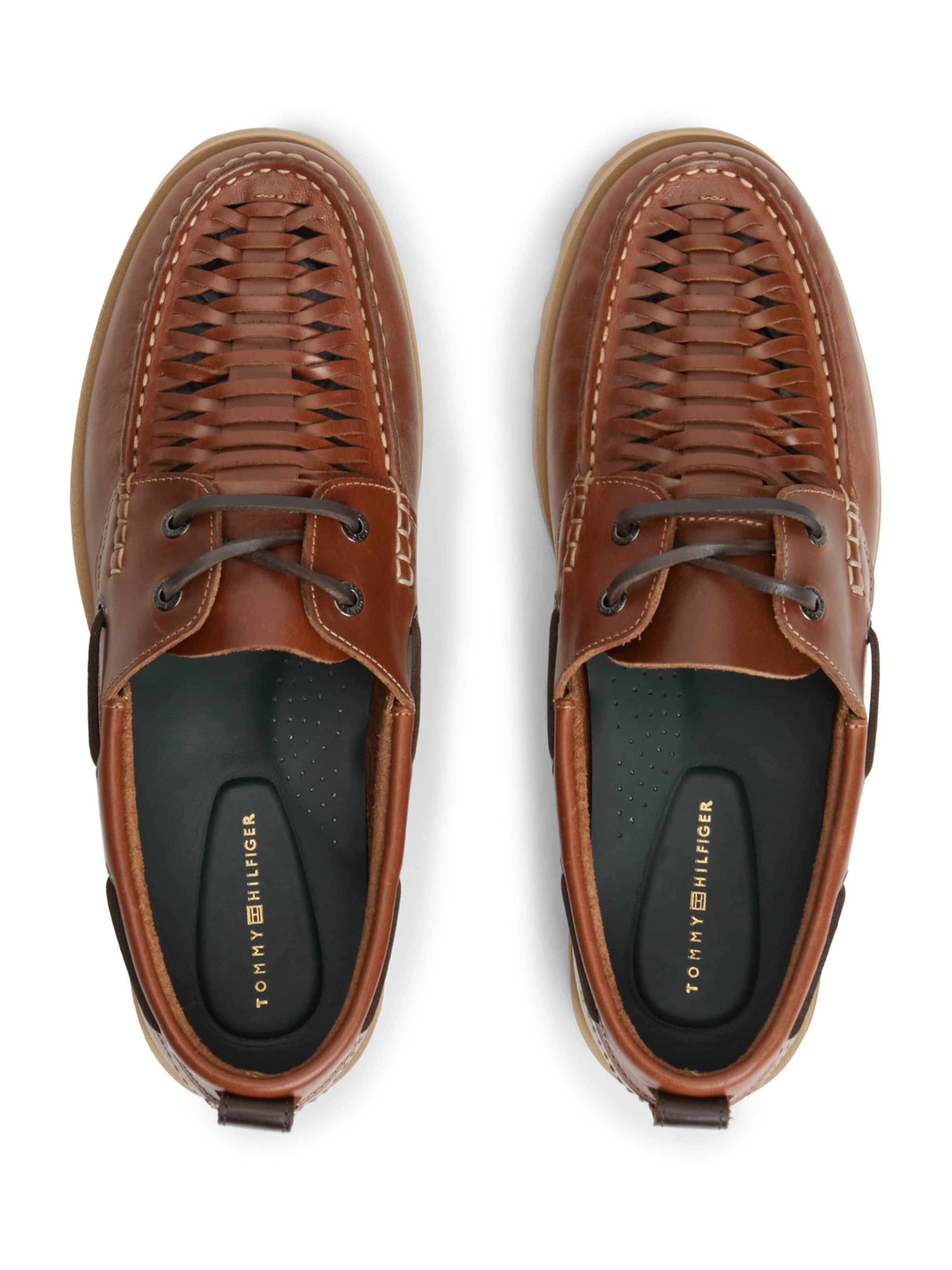 TOMMY HILFIGER Mokassin i brun