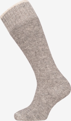 HomeOfSocks Knee High Socks 'HOSK953' in Grey: front