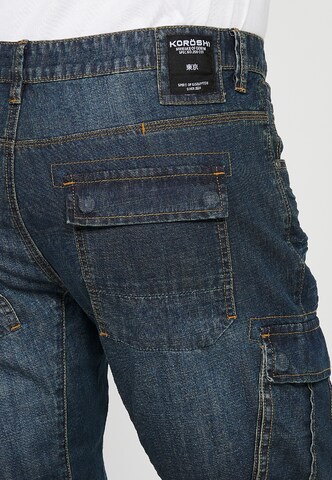 regular Jeans cargo di KOROSHI in blu