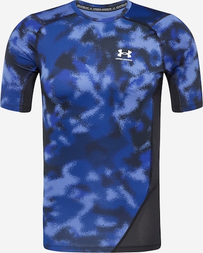 UNDER ARMOUR Функционална тениска в синьо / нейви синьо / черно / бяло, Преглед на продукта
