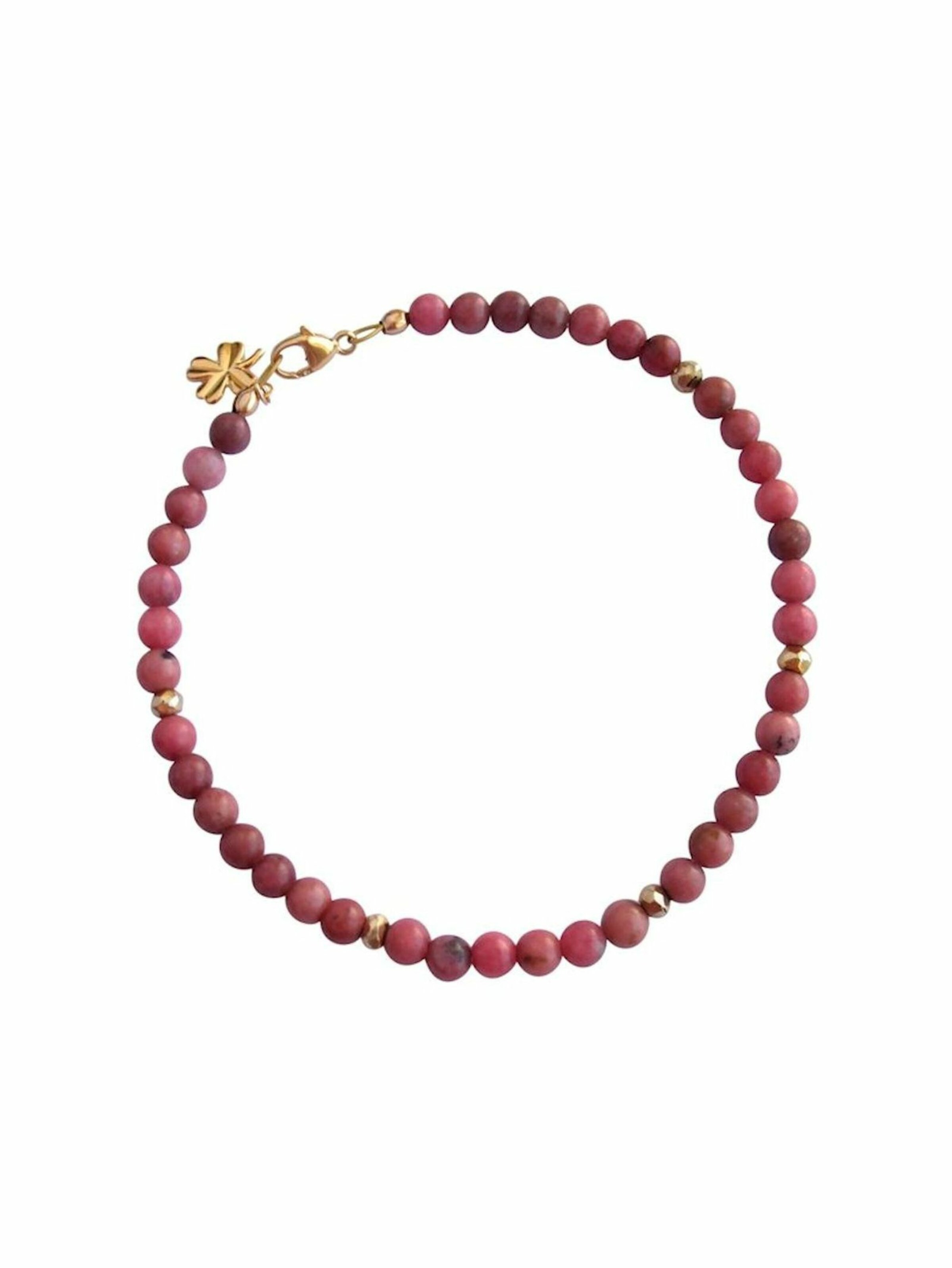 Gemshine Armband in Rot: Vorderseite