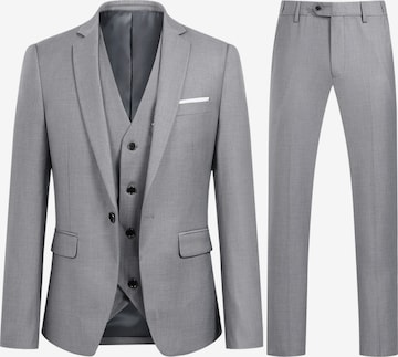 Youthup Slim fit Suit in Grey: front