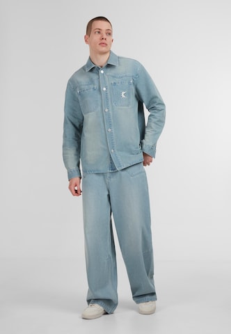 Karl Kani Comfort Fit Skjorte i blå