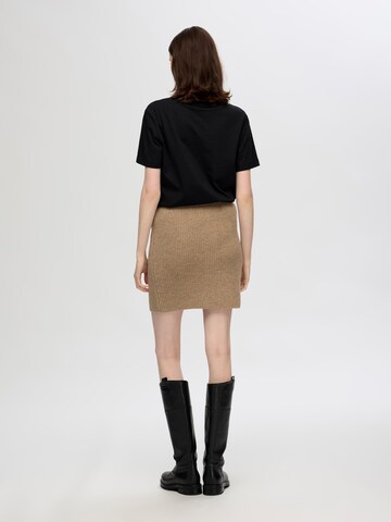 SELECTED FEMME Юбка в Бежевый