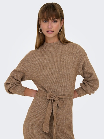 ONLY Knitted dress 'THILDE' in Brown