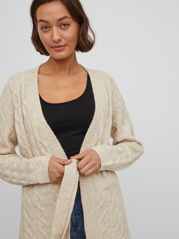 VILA Strickjacke 'Ella' in Beige