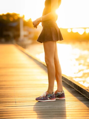 inkkas Sneaker low 'Saola - Vegan Premium Sneaker | Nachhaltig & Handgefertigt.' in Mischfarben