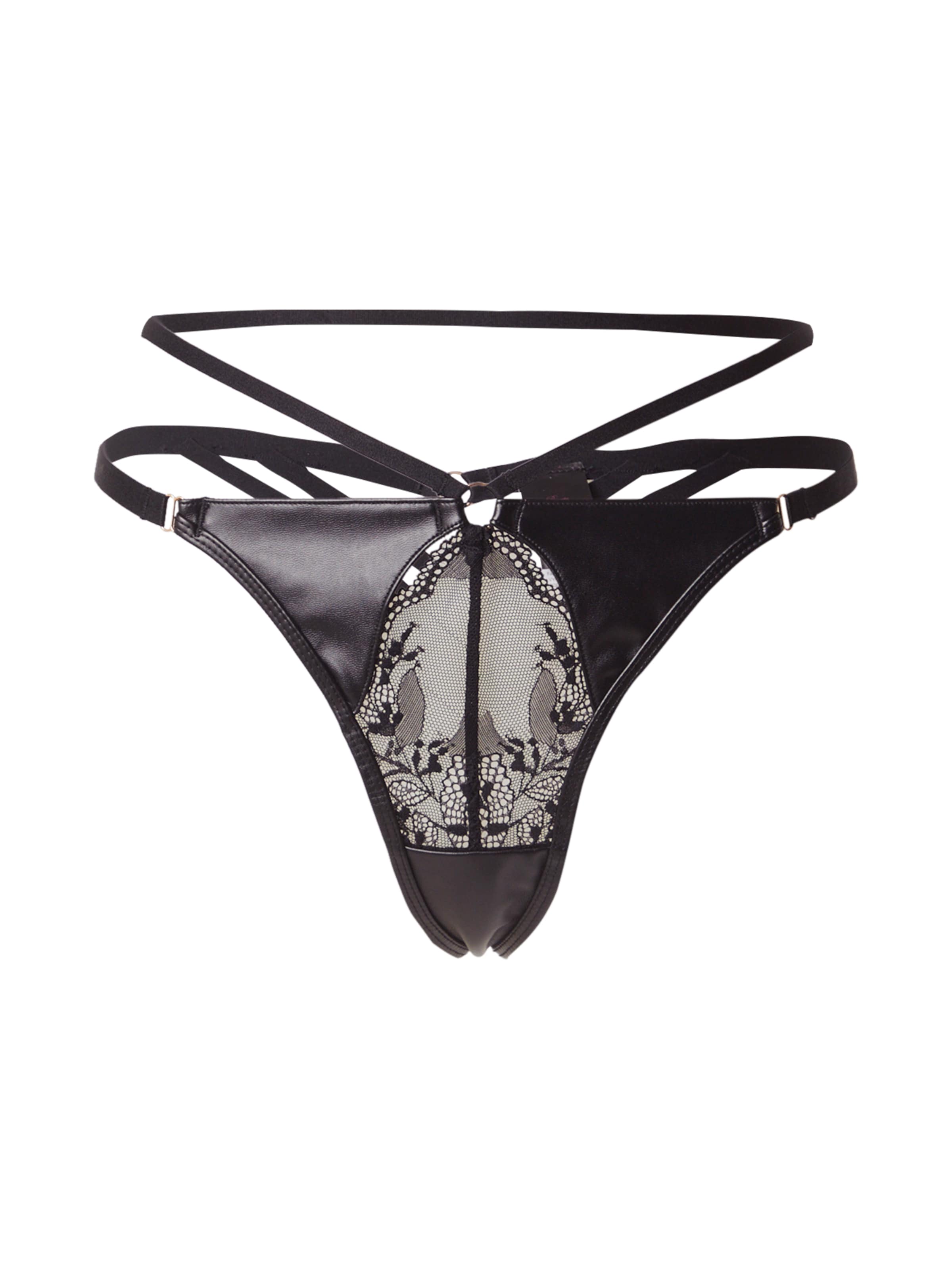 Hunkemöller Tanga 'Nadia' - černá, Produkt