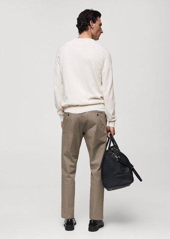 MANGO MAN Pullover 'Ten' in Beige