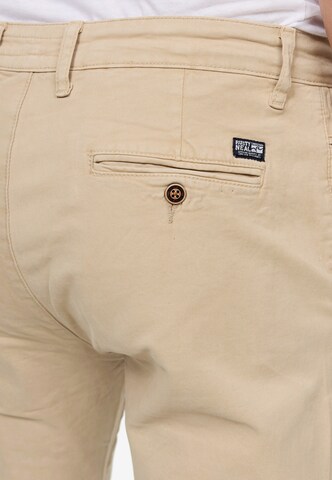 Rusty Neal Slimfit Chinohose in Beige