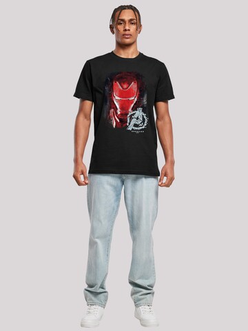 F4NT4STIC Shirt 'Iron Man' in Zwart