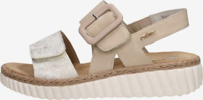 Rieker Sandale 'Sandalen Plat' in 40 in beige, Produktansicht