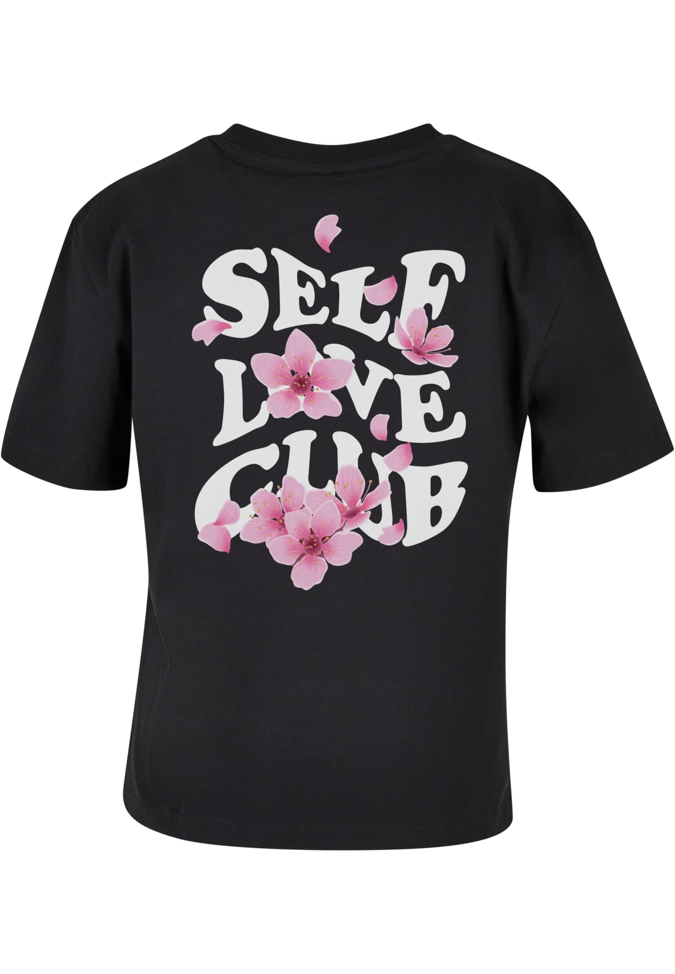 T-shirt 'Self Love Club' Mister Tee en noir