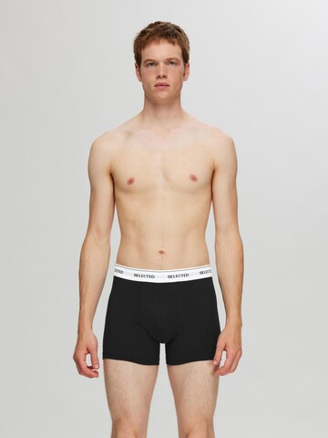 SELECTED Boxershorts in Schwarz: Vorderseite