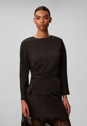 Calvin Klein Blúz - fekete: elől