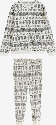 balts Next Garā pidžama: no priekšpuses