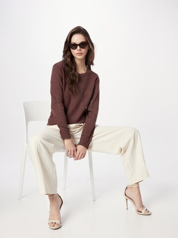 VILA Sweater 'Ril' in Brown
