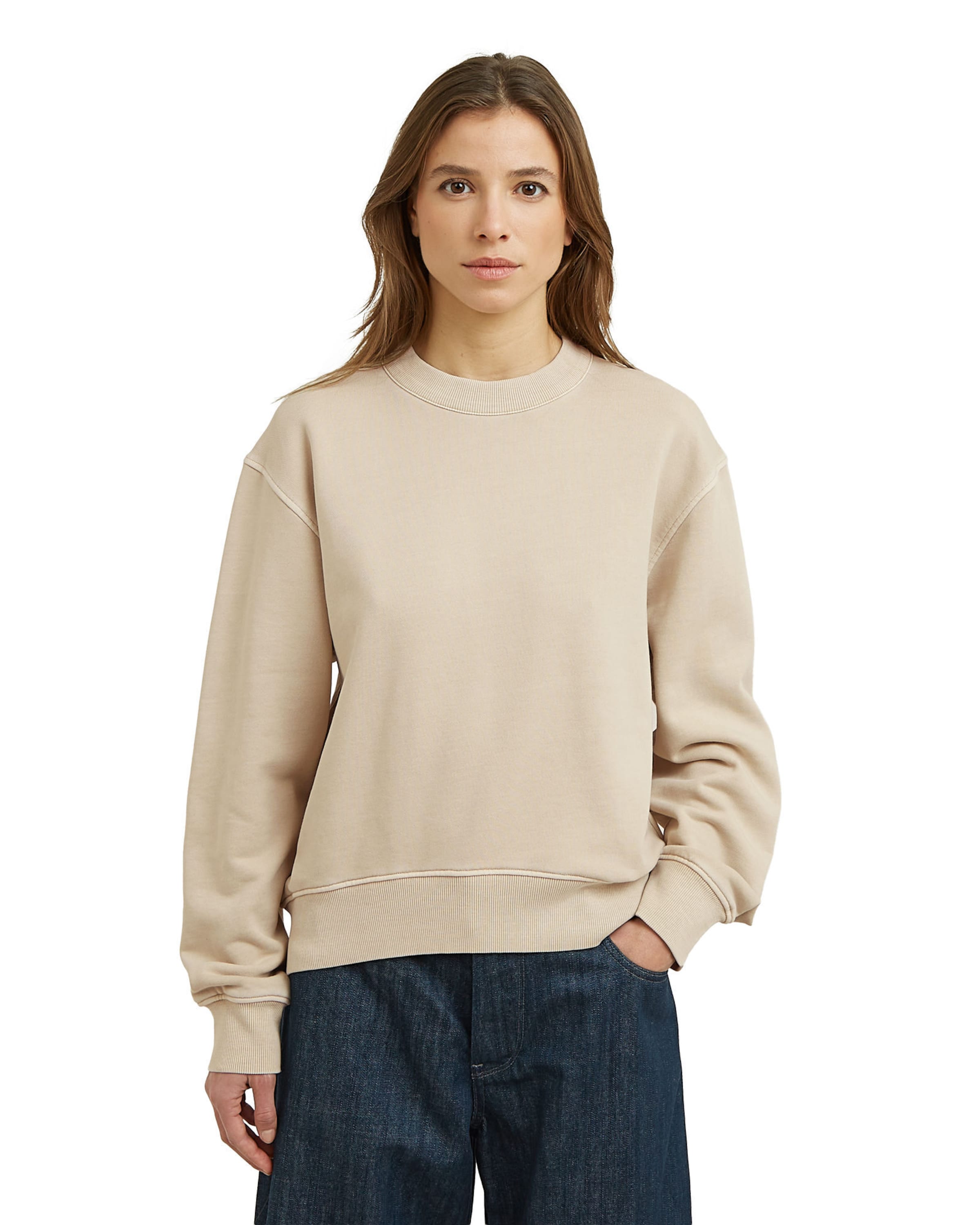 G-STAR - Sweatshirt em bege: frente