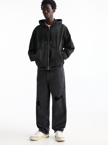 Loosefit Jean Pull&Bear en noir