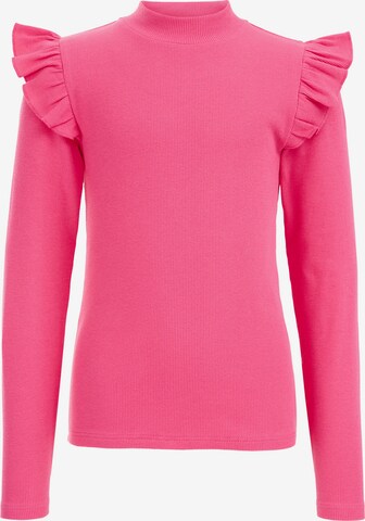 WE Fashion Shirt in Pink: front