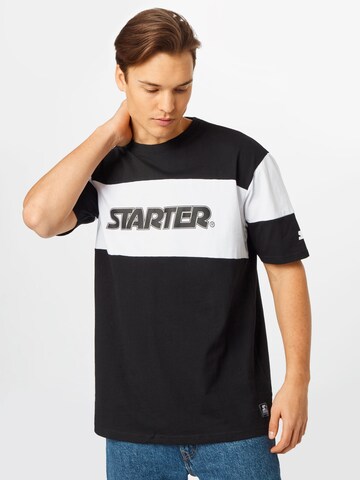 Starter Black Label Shirt in Zwart: voorkant